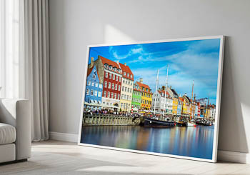 Wandbild | Nyhavn in Kopenhagen