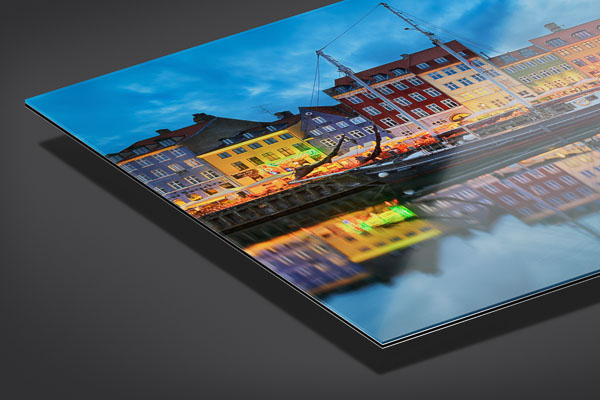Acrylic Glass | Nyhavn in Copenhagen at night