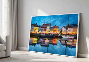 Wall Art | Nyhavn in Copenhagen at night