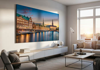 Wandbild | Skyline von Kopenhagen bei Sonnenuntergang