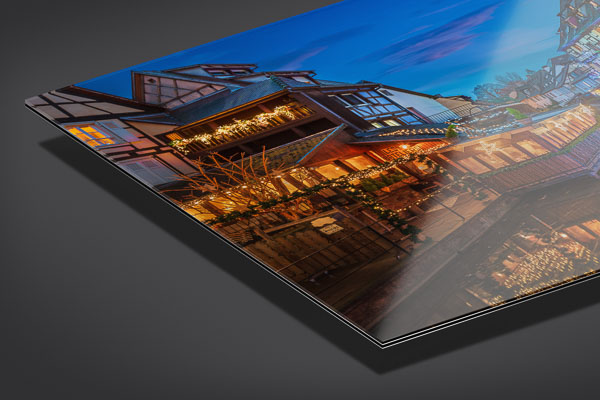 Acrylglas | Altstadt von Colmar bei Nacht