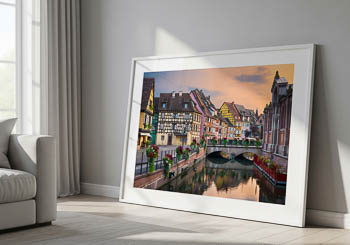 Wall Art | Summer evening in Colmar