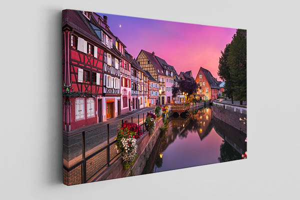 Canvas | Sunset in the old town of Colmar