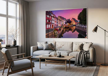 Wandbild | Sonnenuntergang in der Altstadt von Colmar