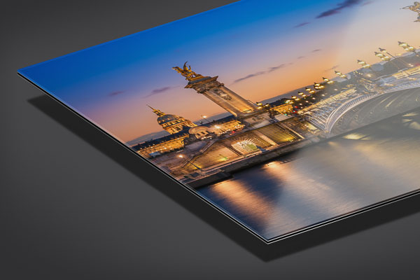 Acrylglas | Alexanderbrücke in Paris zum Sonnenuntergang