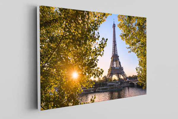 Leinwand | Herbstsonnenaufgang am Eiffelturm in Paris
