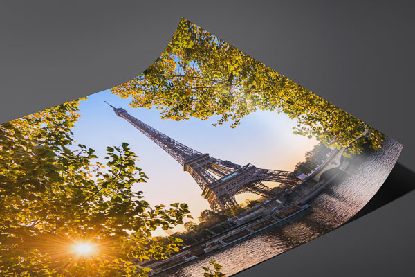 Fine Art Print | Autumn sunrise at the Eiffel tower in Paris
