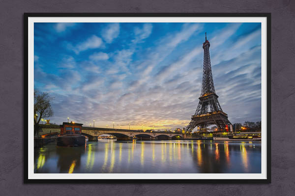 Fine Art Print | Sunrise at the Eiffel Tower in Paris