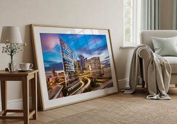 Wall Art | La Defense in Paris at night