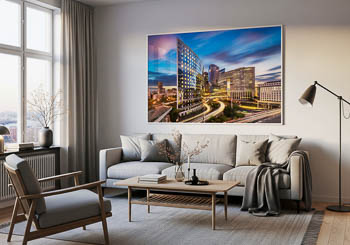 Wall Art | La Defense in Paris at night