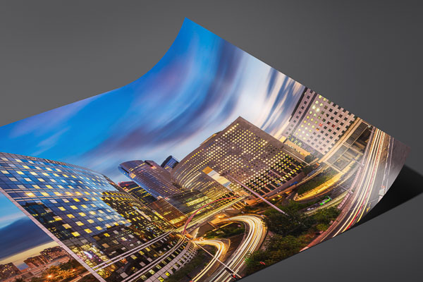 Fine Art Print | La Defense in Paris at night