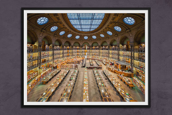 Poster / Kunstdruck | Nationalbibliothek von Frankreich in Paris