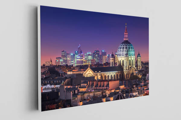 Canvas | Night skyline of Paris