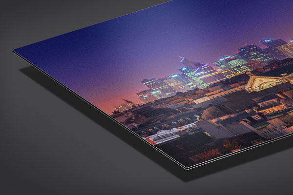Metal Print | Night skyline of Paris