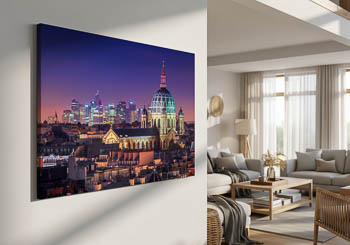 Wall Art | Night skyline of Paris