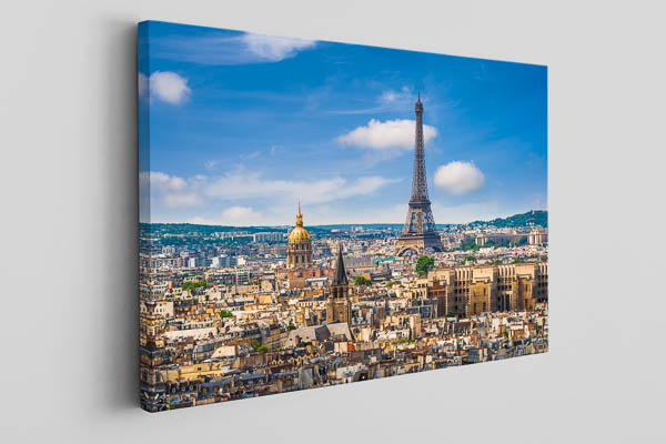 Canvas | Skyline of Paris with the Eiffel tower