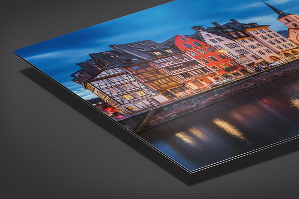 Metal Print | Strasbourg with Christmas decorations