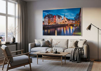 Wall Art | Strasbourg with Christmas decorations