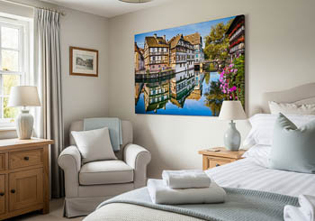 Wandbild | Petite France in Straßburg