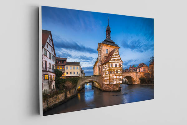 Canvas | Town Hall of Bamberg at night