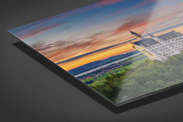 Acrylic Glass | Neuschwanstein Castle at sunset