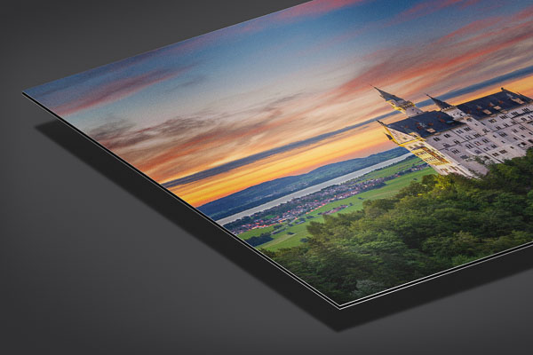 Metal Print | Neuschwanstein Castle at sunset