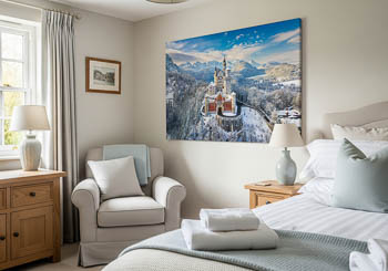 Wall Art | Neuschwanstein Castle on a winter day