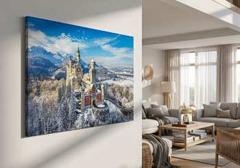 Wall Art | Neuschwanstein Castle on a winter day