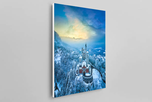 Canvas | Neuschwanstein Castle on a winter evening