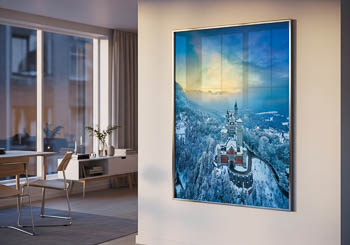Wall Art | Neuschwanstein Castle on a winter evening