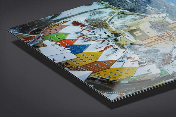 Acrylglas | Altstadt von Füssen im Winter