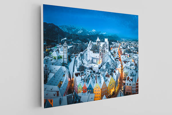 Leinwand | Winternacht in Füssen