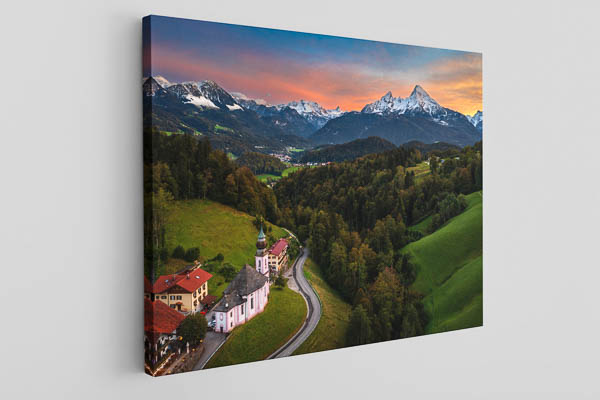 Leinwand | Maria Gern Kirche im Berchtesgadener Land