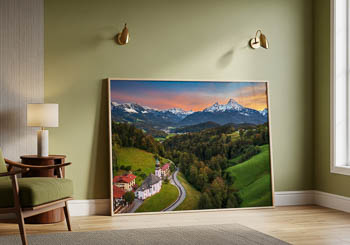 Wandbild | Maria Gern Kirche im Berchtesgadener Land