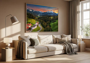 Wandbild | Maria Gern Kirche im Berchtesgadener Land