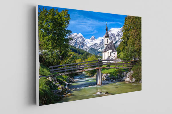 Canvas | Church of Ramsau in Berchtesgadener Land