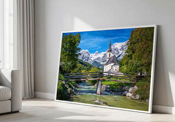 Wall Art | Church of Ramsau in Berchtesgadener Land