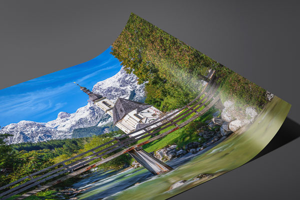 Fine Art Print | Church of Ramsau in Berchtesgadener Land