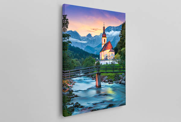 Canvas | Church of Ramsau in Berchtesgadener Land