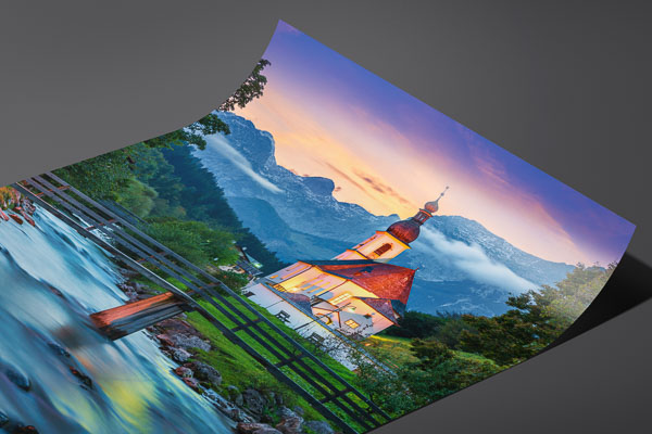 Fine Art Print | Church of Ramsau in Berchtesgadener Land