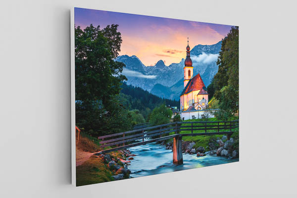 Canvas | Church of Ramsau in Berchtesgadener Land
