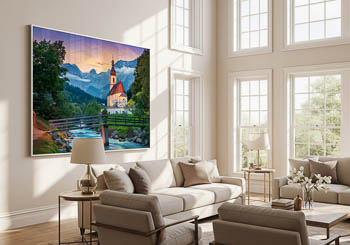 Wandbild | Kirche von Ramsau im Berchtesgadener Land