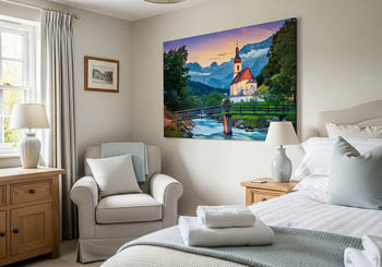 Wall Art | Church of Ramsau in Berchtesgadener Land