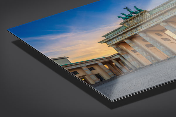 Acrylic Glass - Brandenburg gate in Berlin during sunset