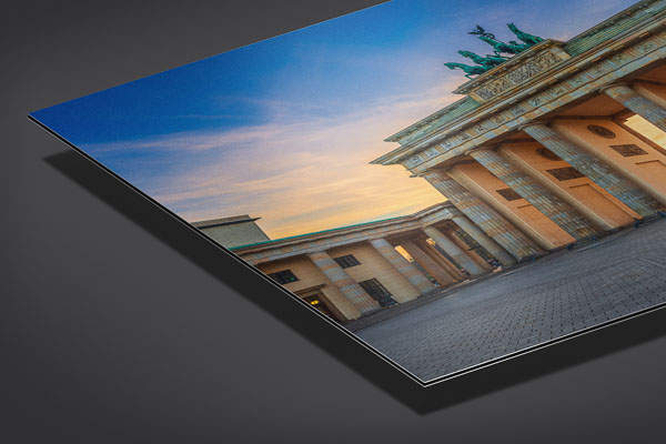 Metal Print - Brandenburg gate in Berlin during sunset