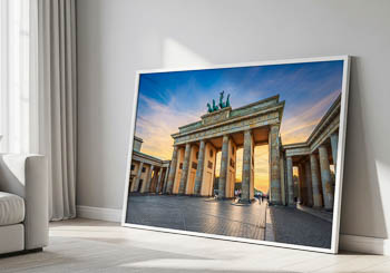 Wandbild | Brandenburger Tor in Berlin zum Sonnenuntergang