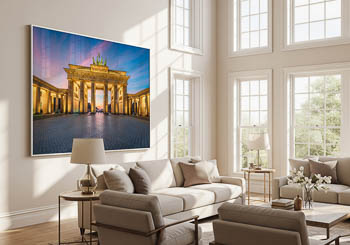 Wall Art | Brandenburg gate in Berlin during sunset