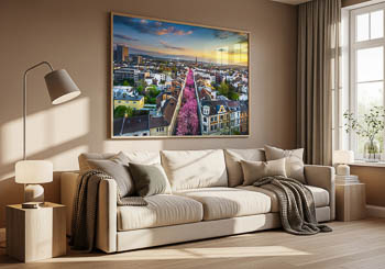 Wandbild | Kirschblüte in Bonn