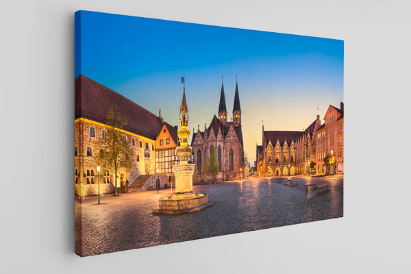 Leinwand | Panorama vom Altstadtmarkt in Braunschweig