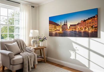 Wandbild | Panorama vom Altstadtmarkt in Braunschweig